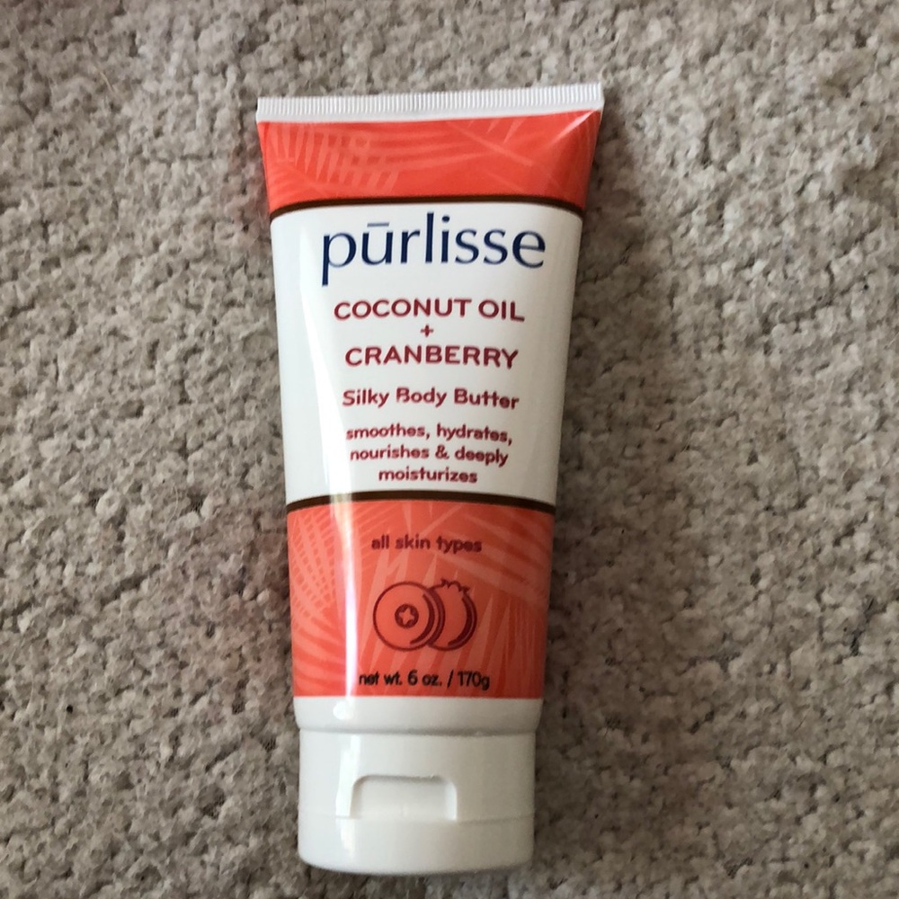 🌟Purlisse coconut oil+ cranberry silky body butter